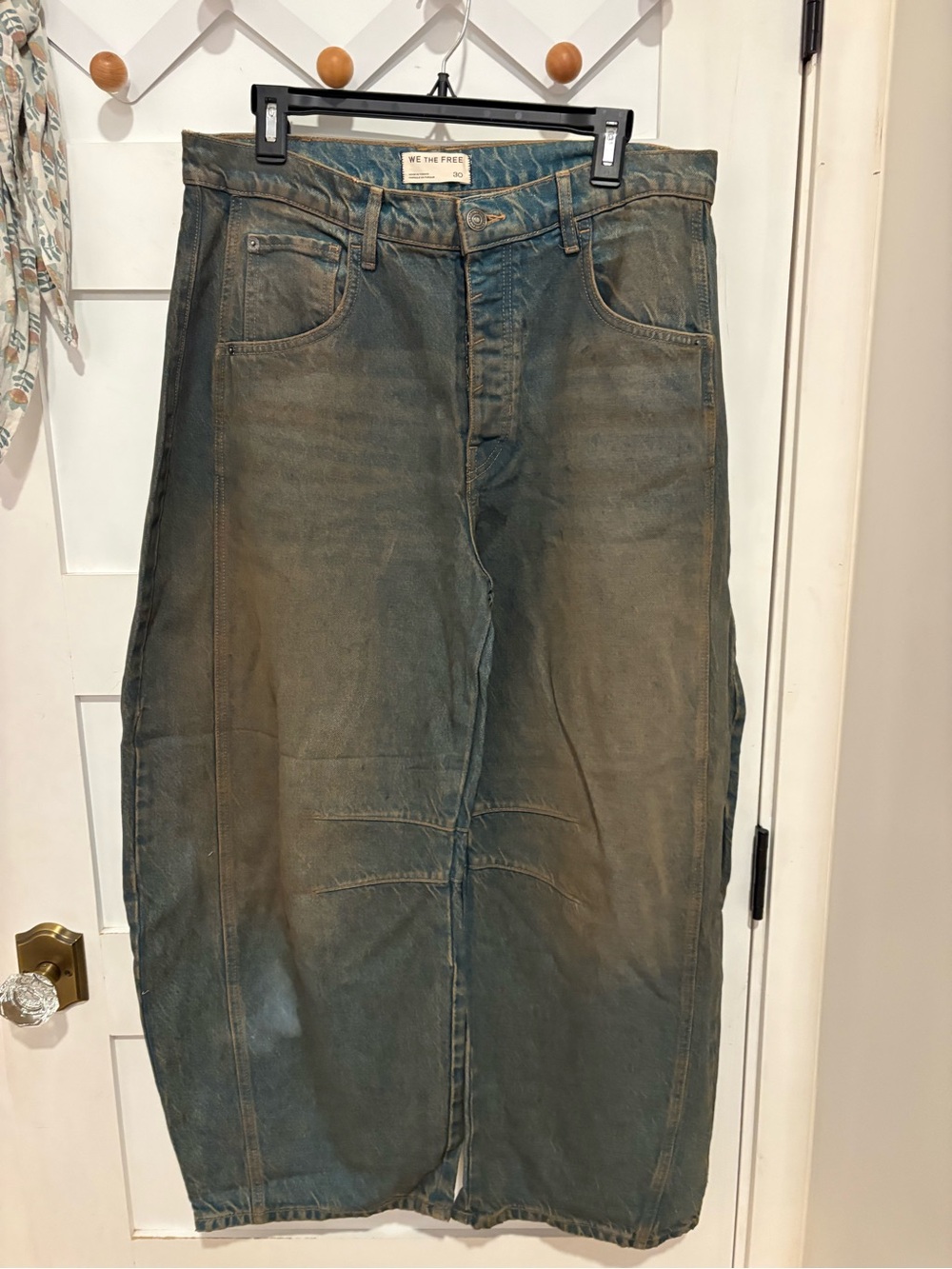 We The Free Good Luck Barrel Jeans NWOT
